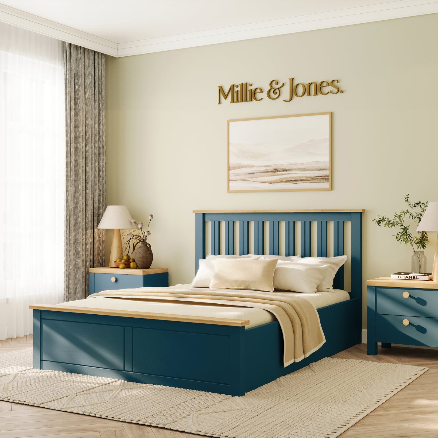 Solis Ottoman Double Bed