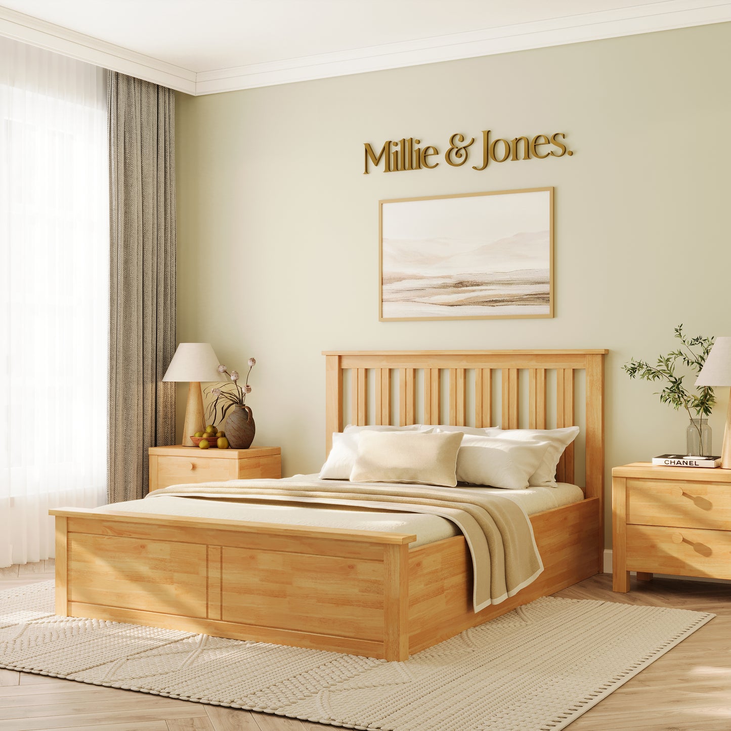 Solis Ottoman Double Bed