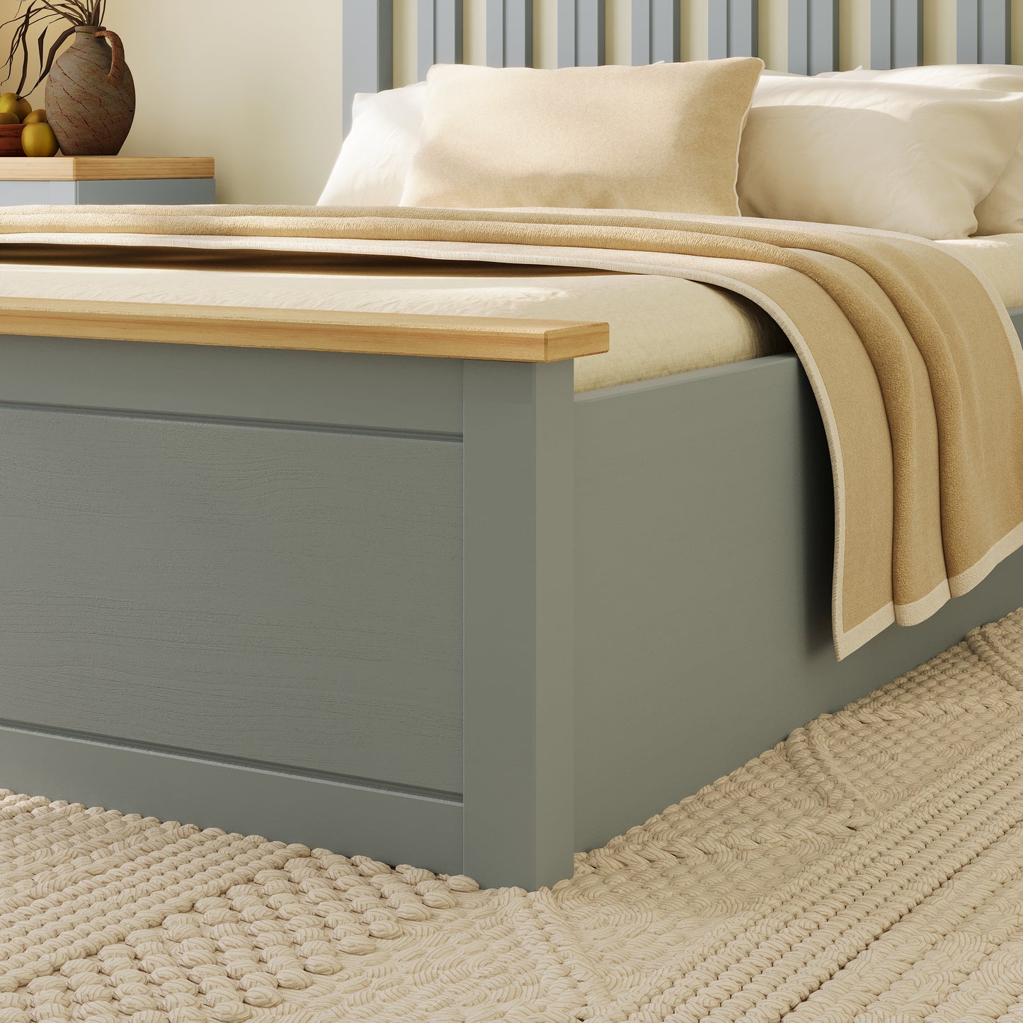 Solis Ottoman Double Bed