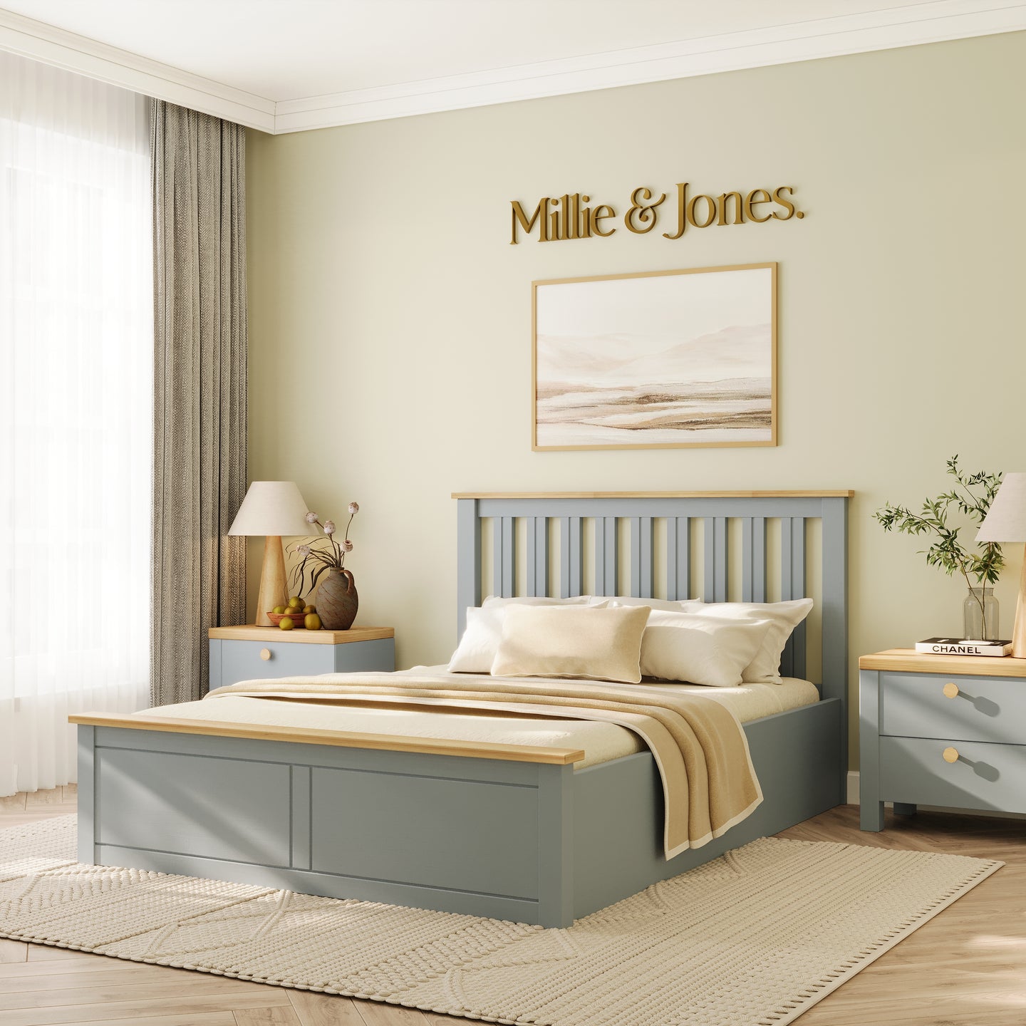 Solis Ottoman Double Bed
