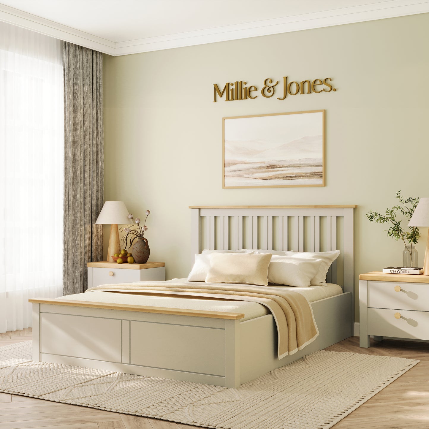Solis Ottoman Double Bed