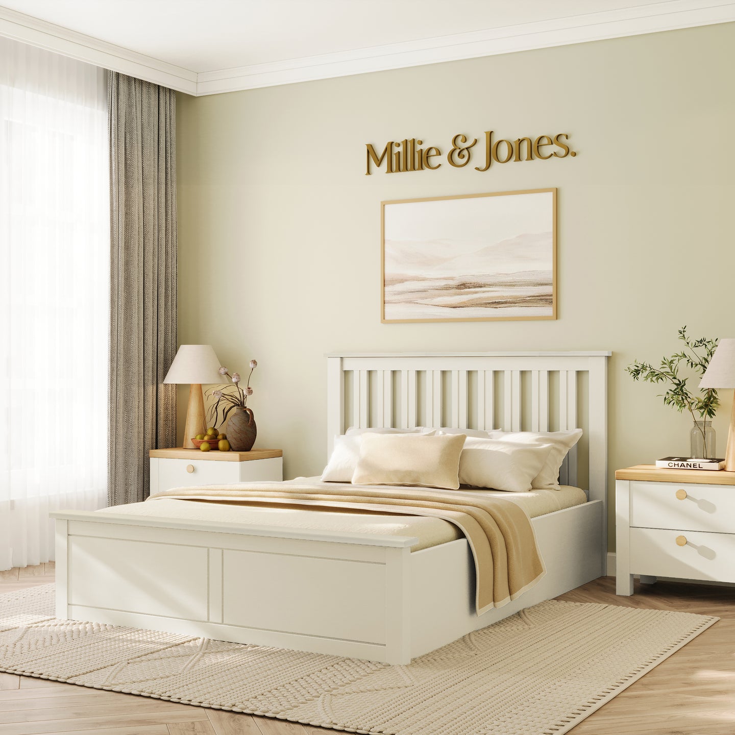 Solis Ottoman Double Bed