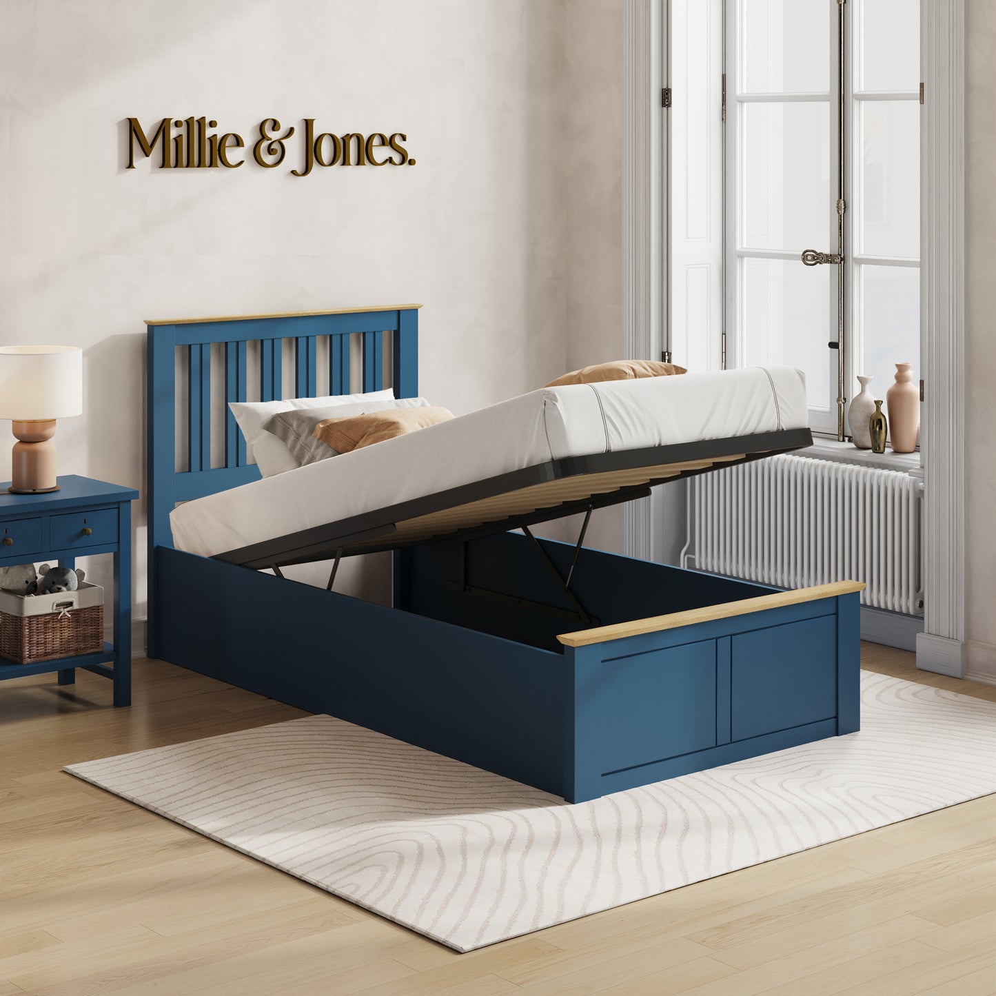 The Solis Ottoman Single Bed