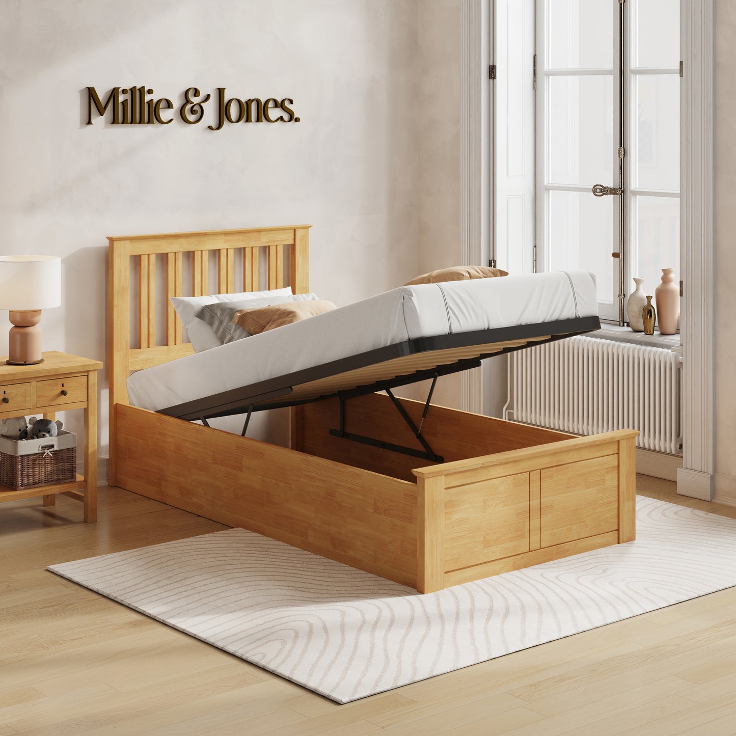 The Solis Ottoman Single Bed