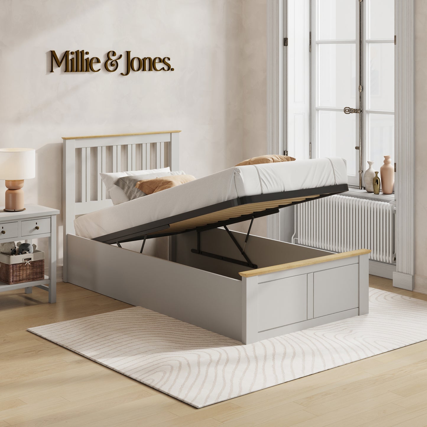 The Solis Ottoman Single Bed