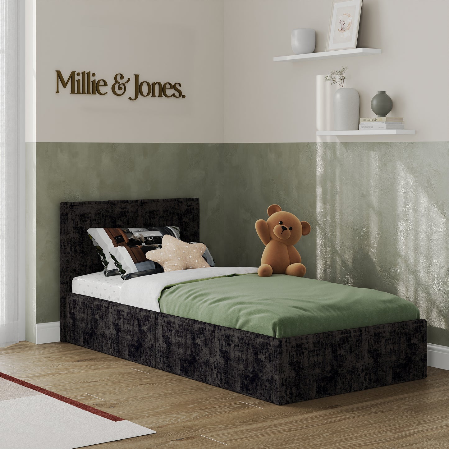 Verona Single Ottoman Bed