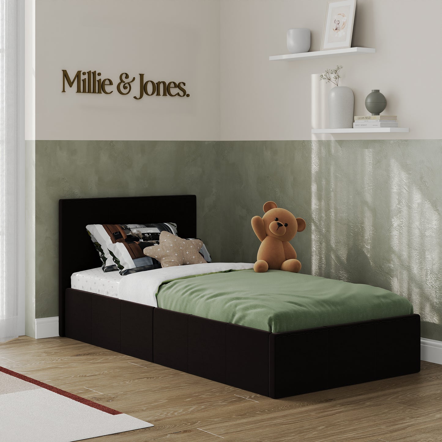 Verona Single Ottoman Bed