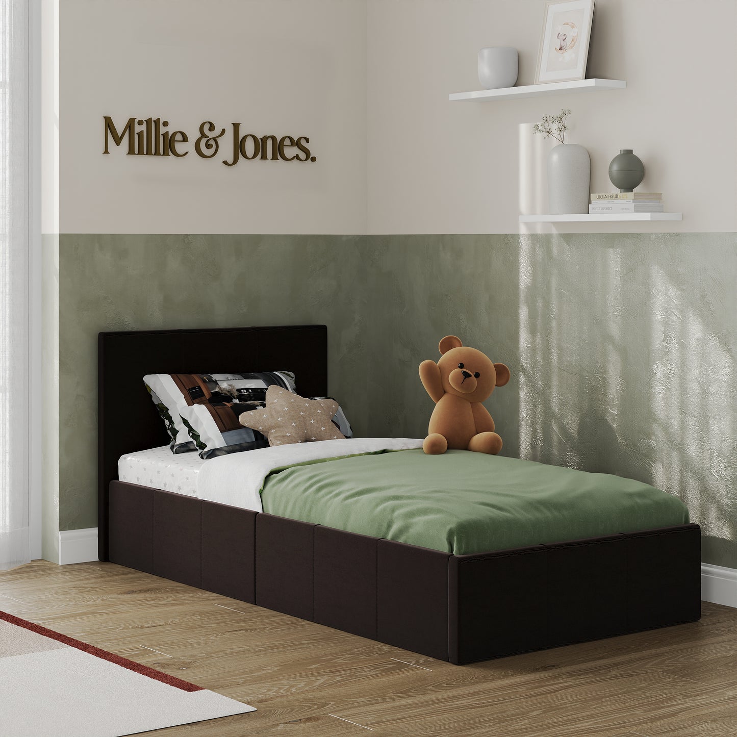 Verona Single Ottoman Bed