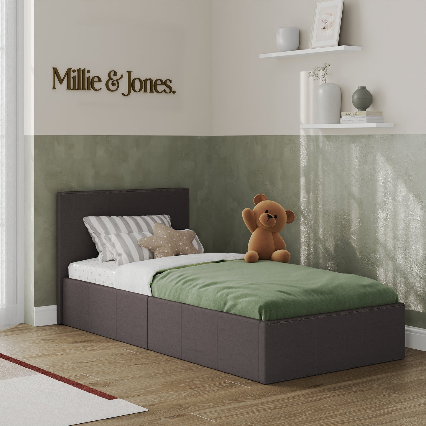 Verona Single Ottoman Bed