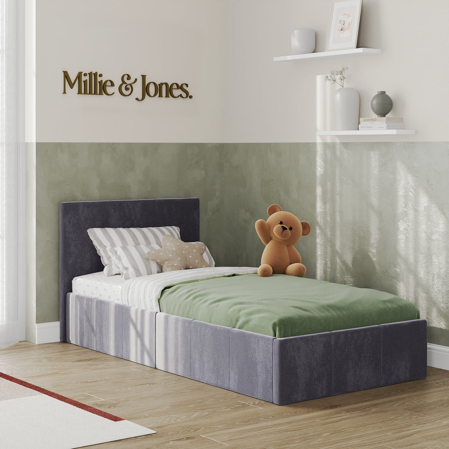 Verona Single Ottoman Bed