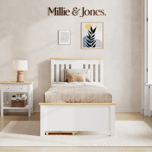 Wilfred Classic Single Bed with Drawers