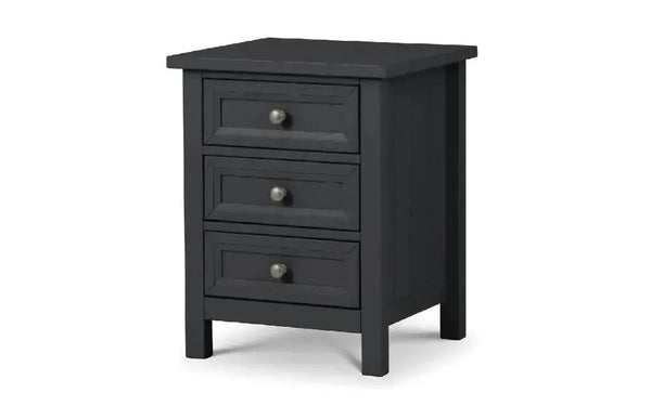 Maine 3-Drawer Bedside Table