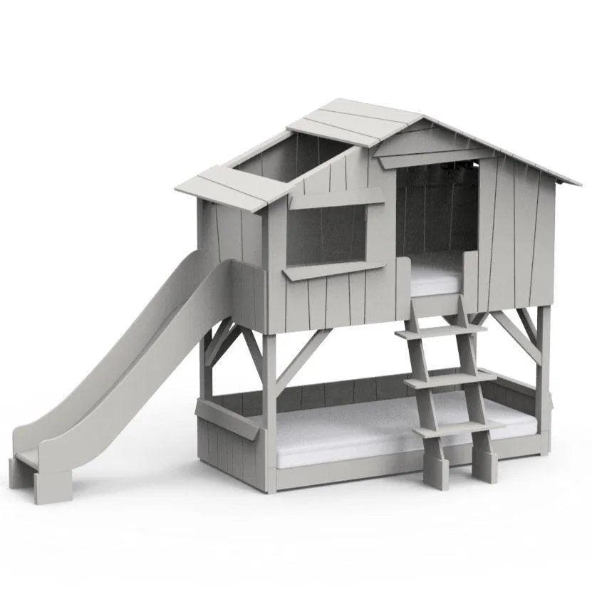 Mathy By Bols Treehouse Bunk Bed with Slide