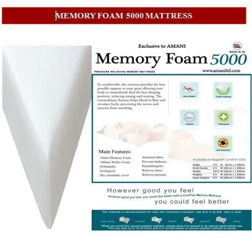 Memory Foam 5000 | Medium-firm | 15cm - Hover