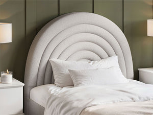 Mila Boucle Fabric Single Bed