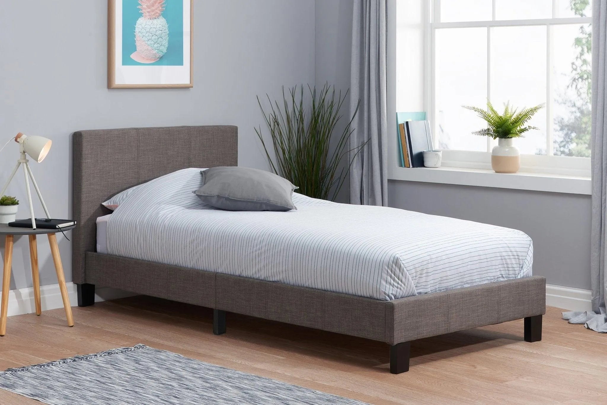 Monroe Fabric Bed - Hover