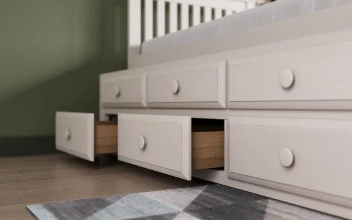 Montana White Guest Bed with Trundle