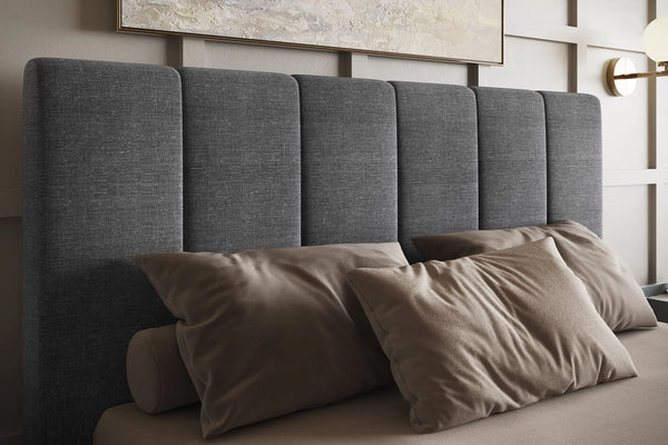 Mosey Fabric Double Ottoman Bed