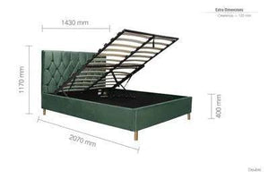 Mossley Double Ottoman Bed