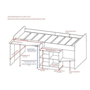 Navigator Grey Cabin Bed - Single