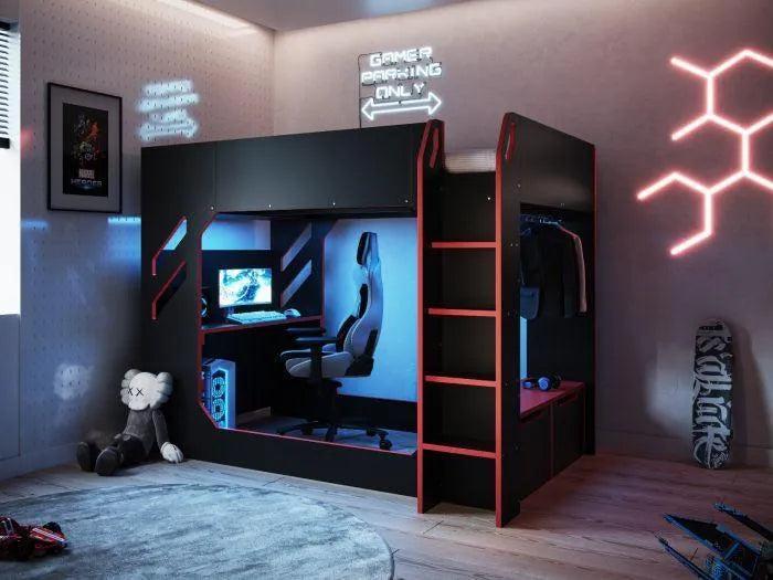 Nitrous Small Double Gaming Bed - Hover