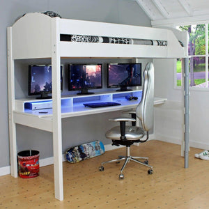 Noah Console Gaming High Sleeper Bed with Bed Frame only