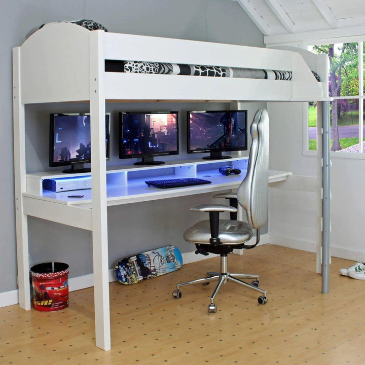 Noah Console Gaming High Sleeper Bed with Bed Frame only