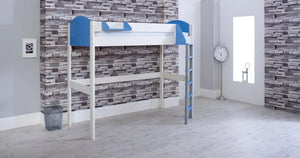 Noah High Sleeper Loft Bed with Optional Clip on Shelf
