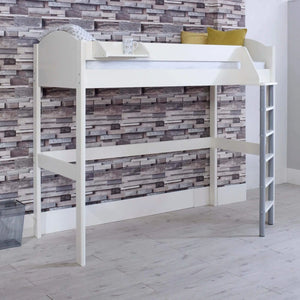 Noah High Sleeper Loft Bed with Optional Clip on Shelf