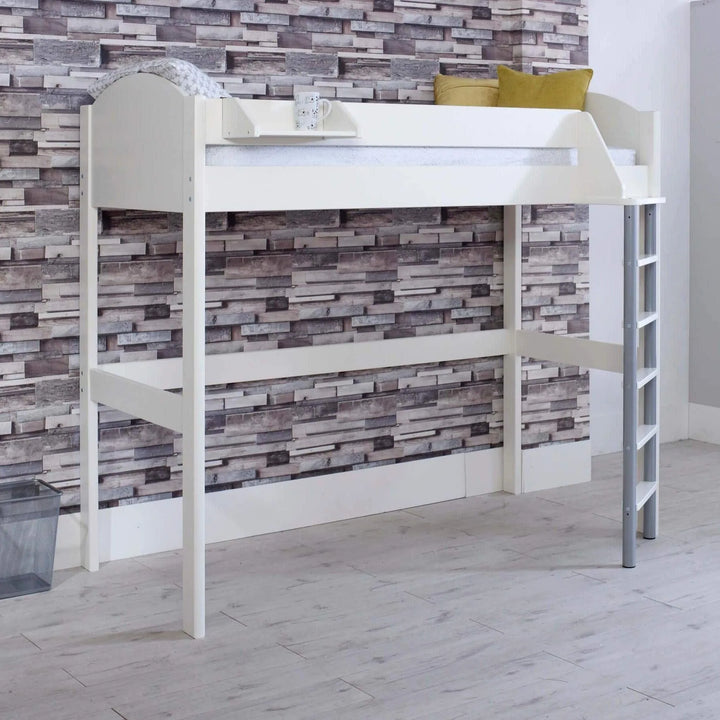 Noah High Sleeper Loft Bed with Optional Clip on Shelf