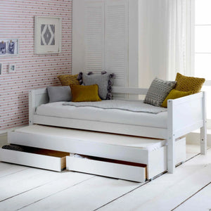 Nordic Daybed with Trundle Pull & Drawers