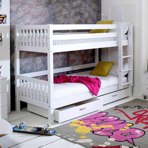 Nordic - Detachable Bunk Bed - Optional Trundle or Storage Drawers