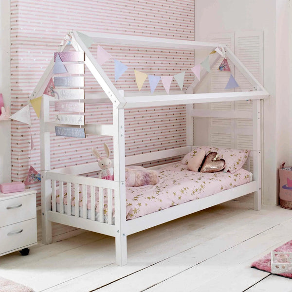 Nordic Playhouse Bed with Optional Trundle & Storage Drawers