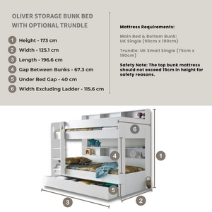 Oliver Storage Bunk Bed