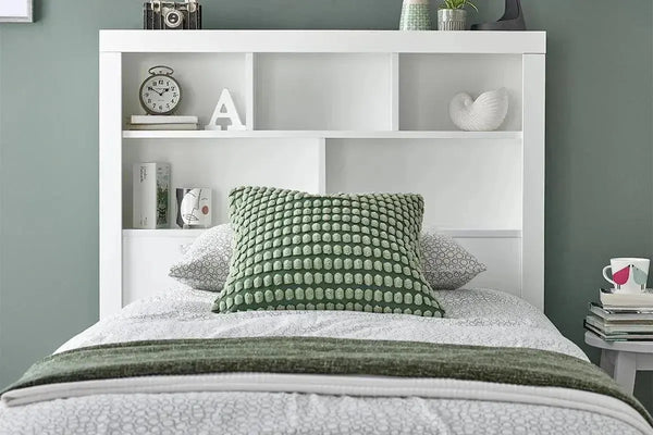 Oscar Wooden Bookcase Ottoman Bed