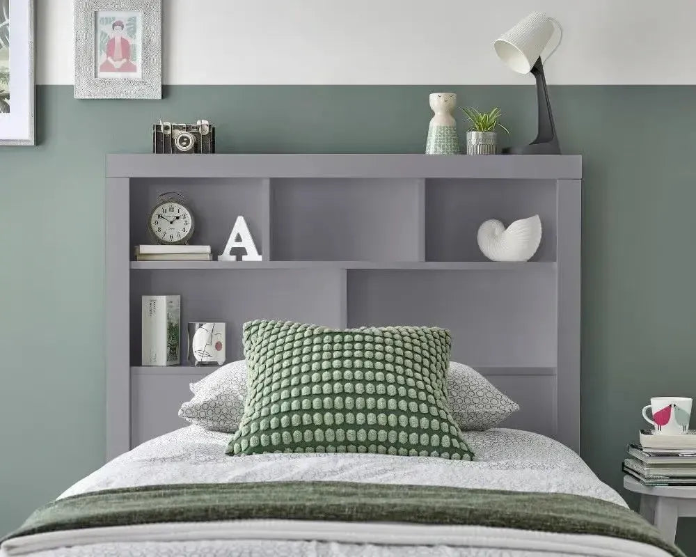 Oscar Wooden Bookcase Ottoman Bed