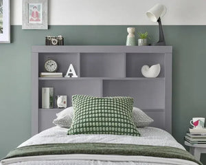 Oscar Wooden Bookcase Ottoman Bed