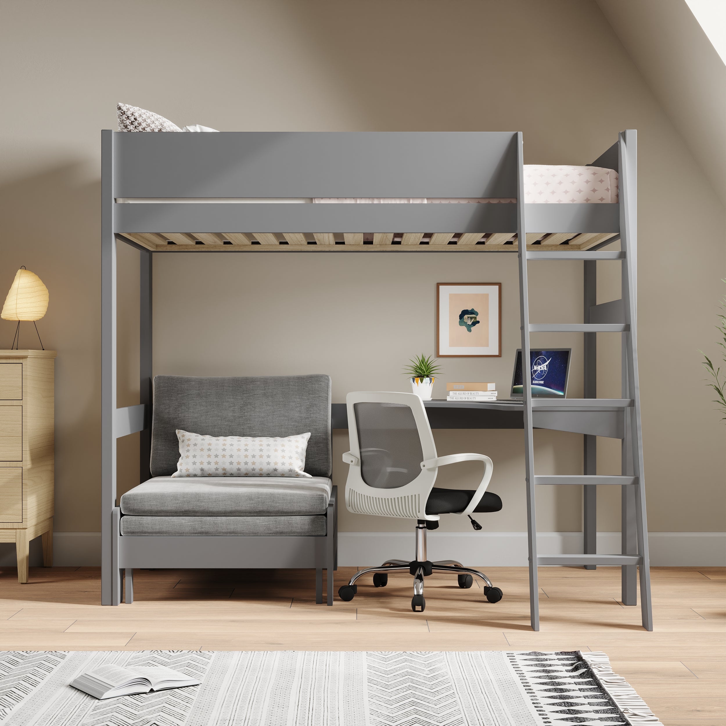 oxford-solid-pine-high-sleeper-with-desk-sofa-bed