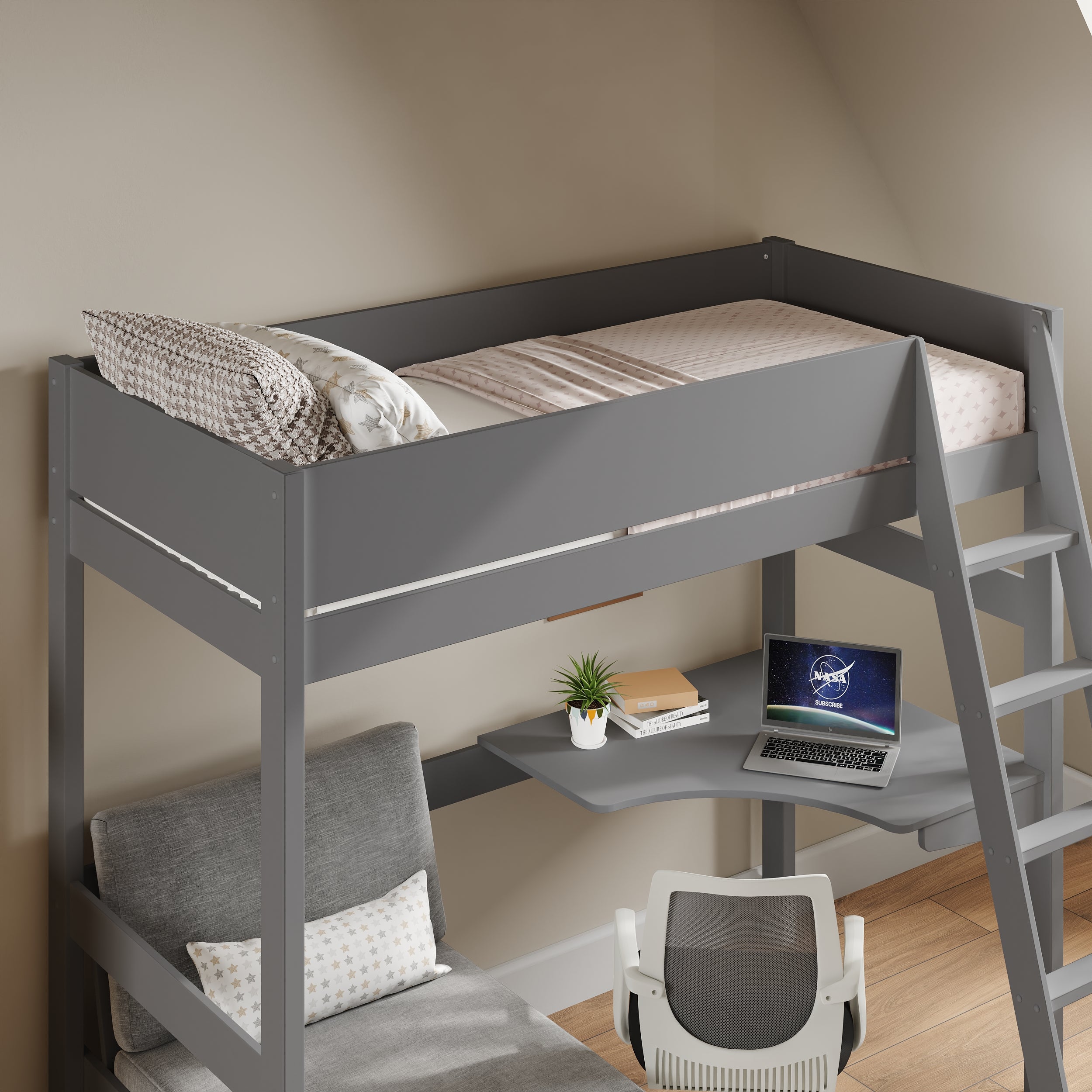 oxford-solid-pine-high-sleeper-with-desk-sofa-bed