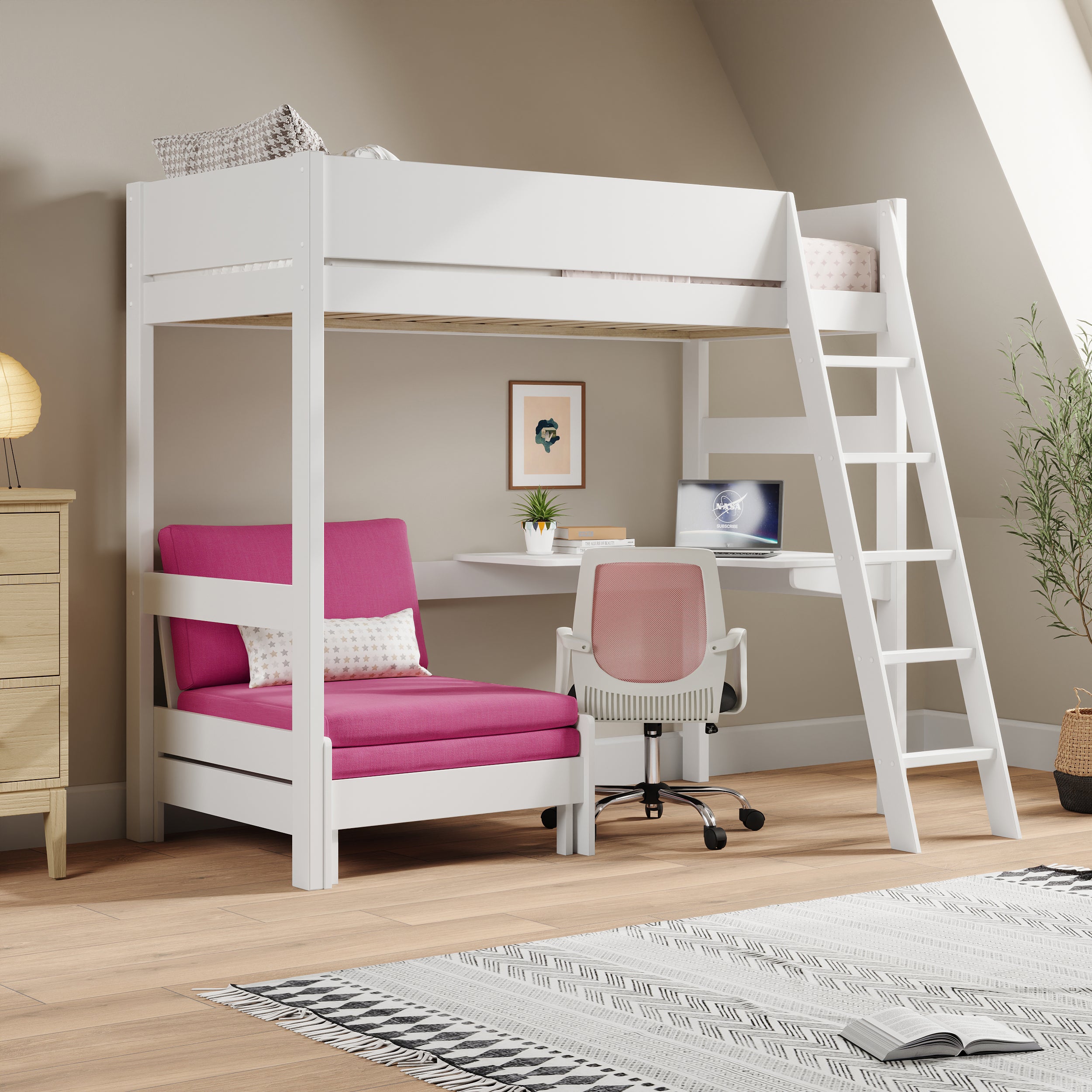 oxford-solid-pine-high-sleeper-with-desk-sofa-bed