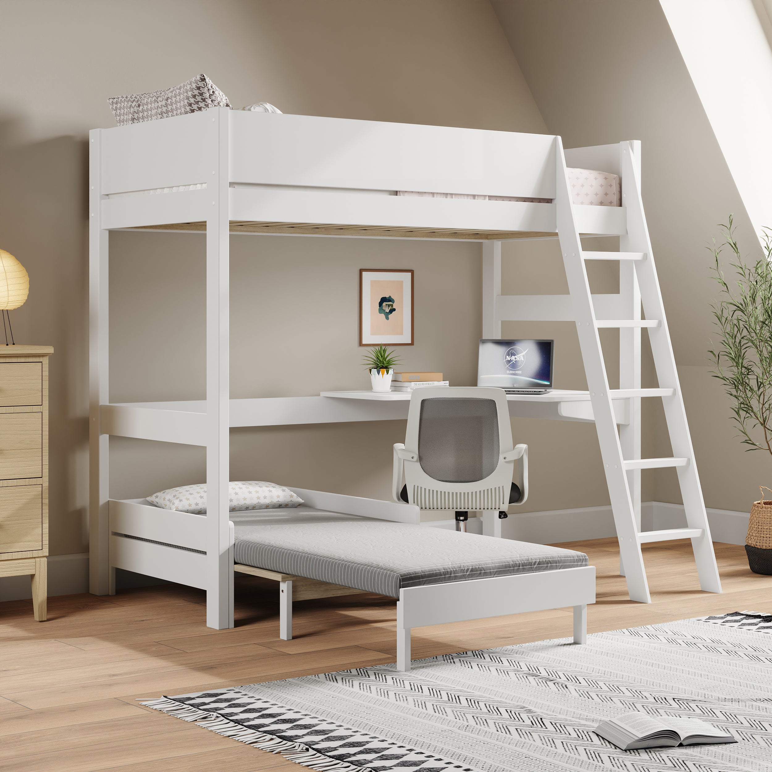 oxford-solid-pine-high-sleeper-with-desk-sofa-bed