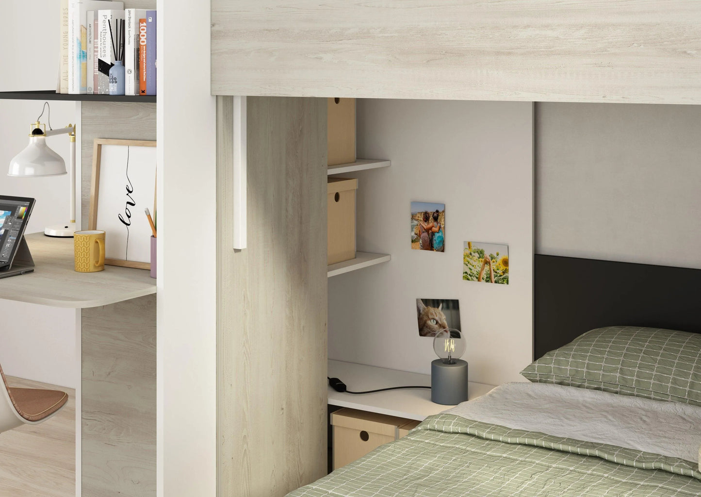 Palatino L Shaped Bunk Bed