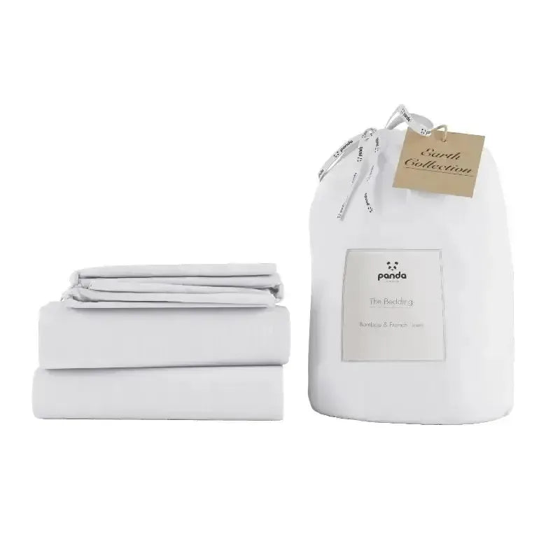 Panda London Bamboo & French Linen Complete Bedding Set