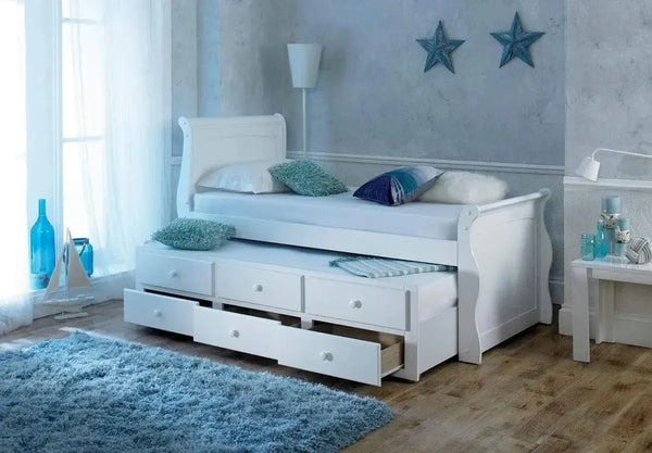 Pembroke Guest Bed - White