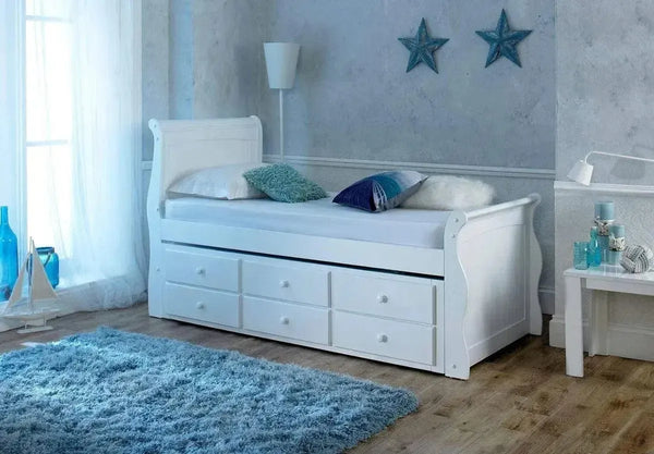 Pembroke Guest Bed - White