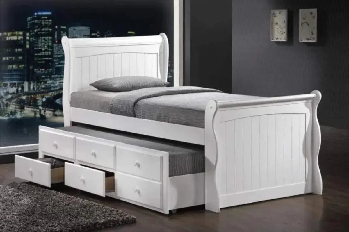 Pembroke Guest Bed - White