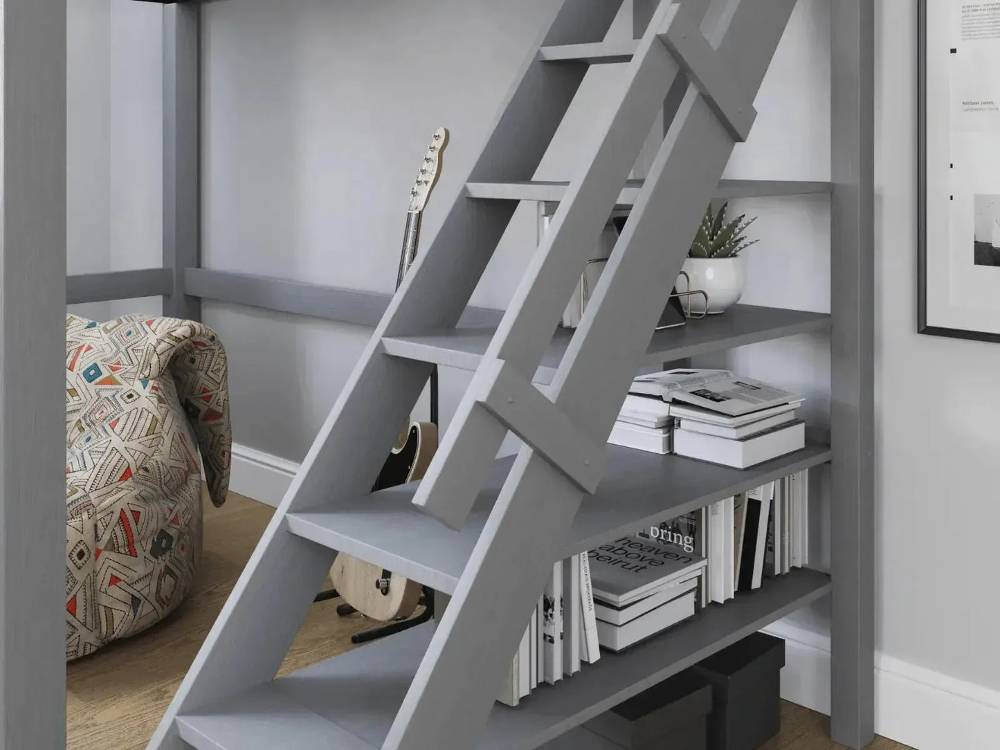 Penthouse Double Loft Bed with Staircase