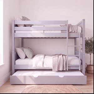 Pippa Detachable Bunk Bed with Pull-Out Trundle