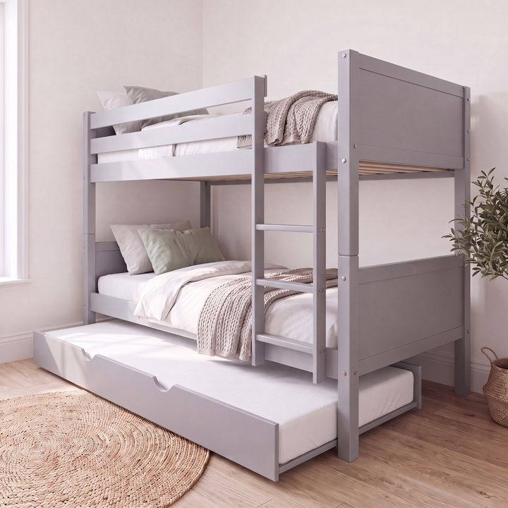 Pippa Detachable Bunk Bed with Pull-Out Trundle