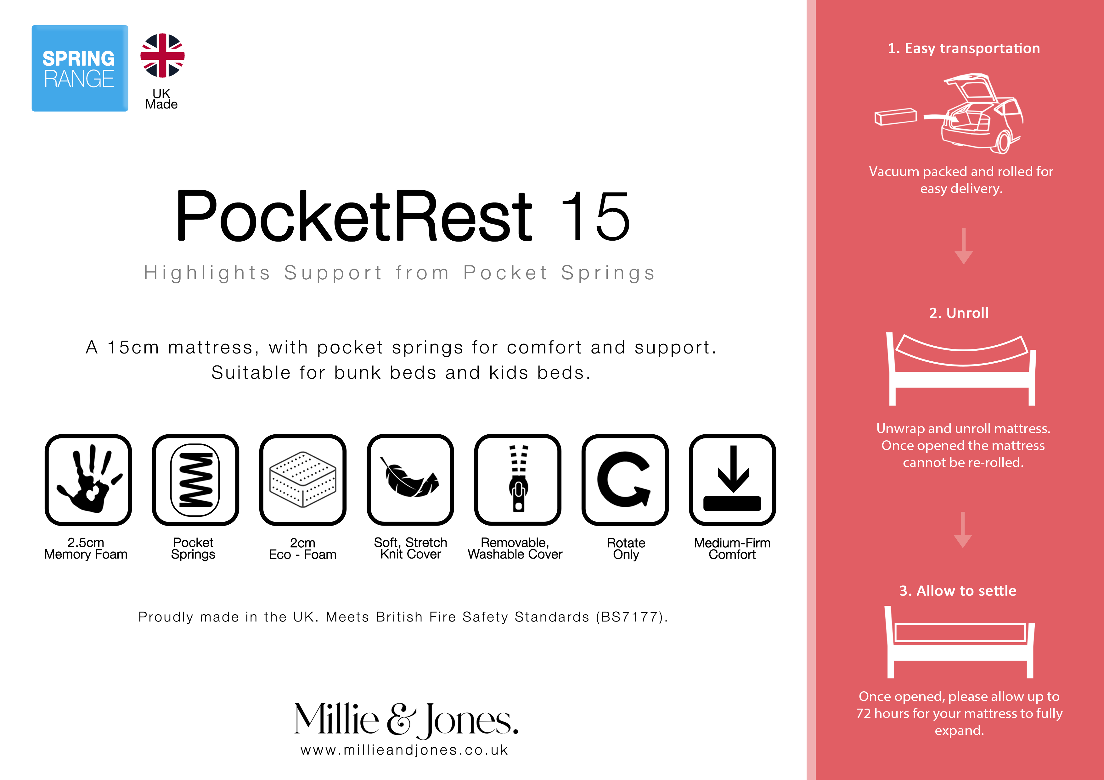 pocketrest-15cm-bunk-bed-high-sleeper-mattress